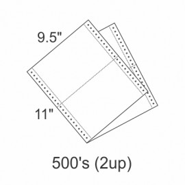Computer Form (2ply 500's 2up)