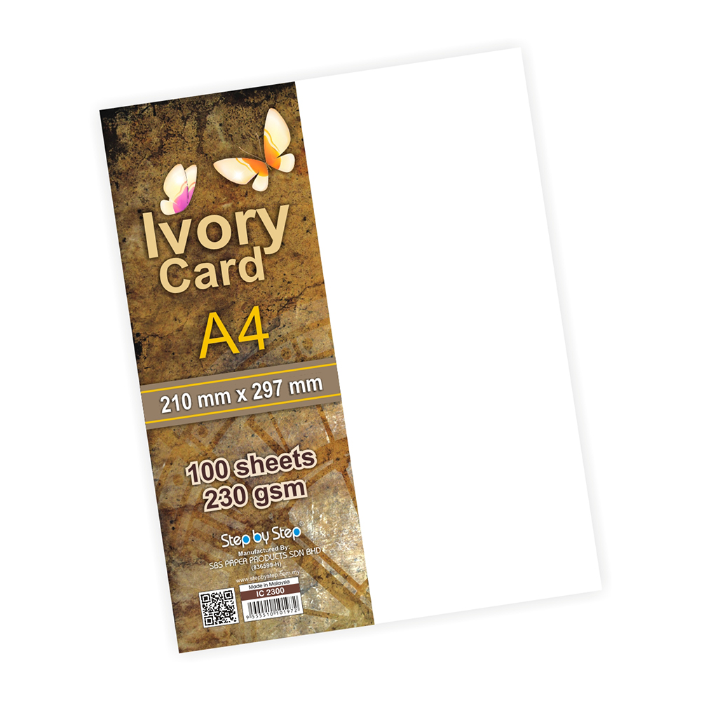 (IC 2300) A4 Ivory Card