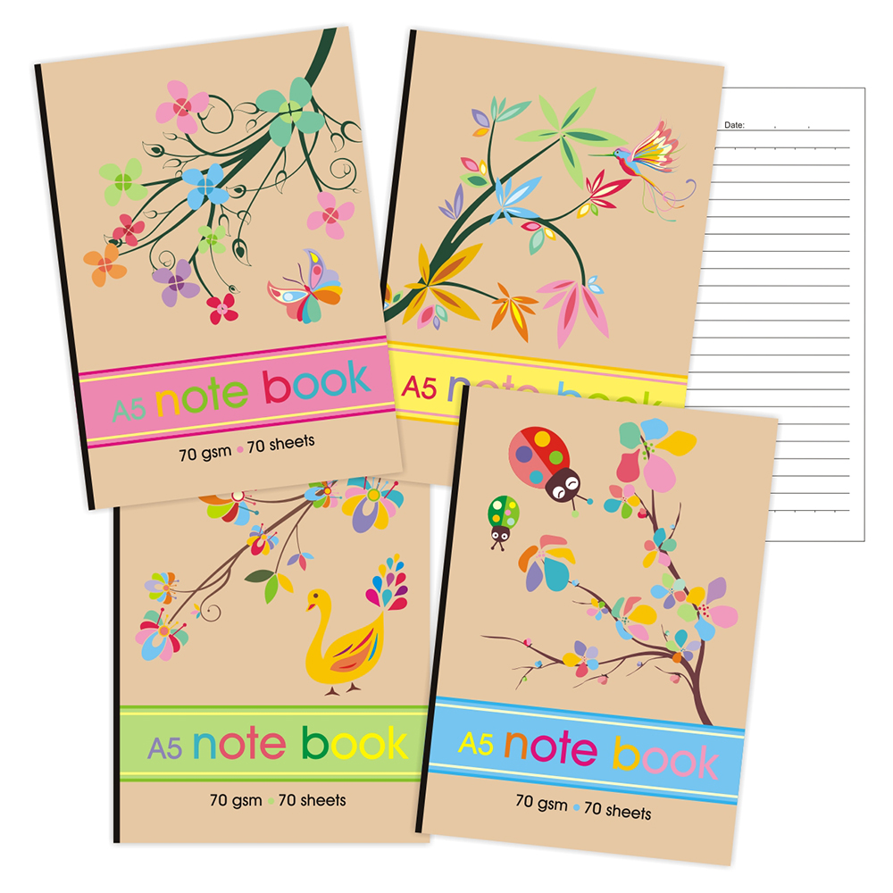 (NBS 0205) A5 Kraft Note Book