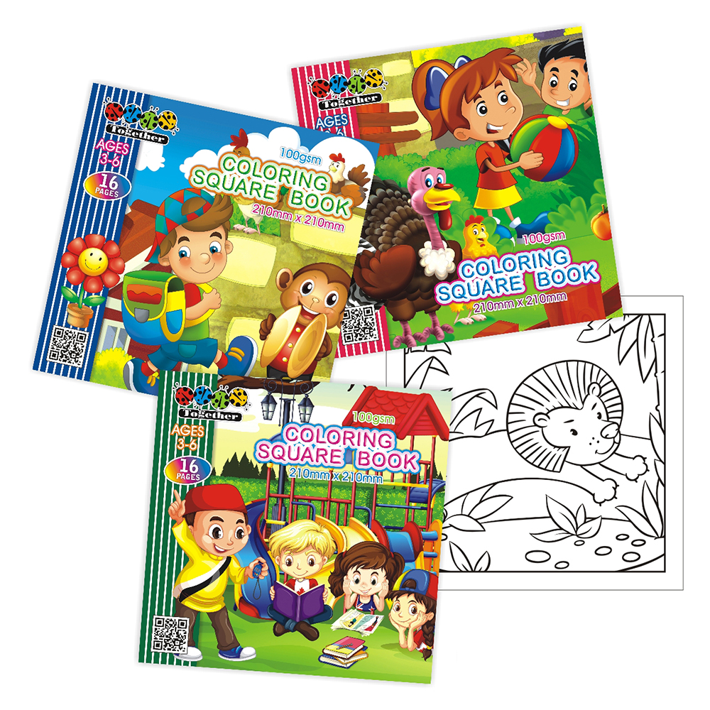 (TG 1601) Colouring Square Book